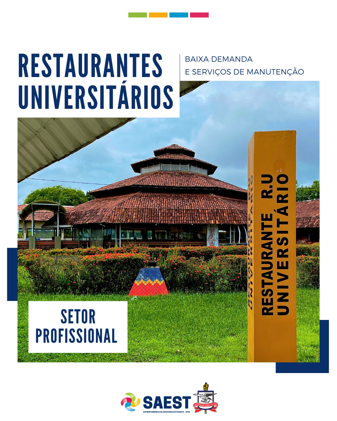 Funcionamento da Unidade do setor profissional do Restaurante Universitário - UFPA